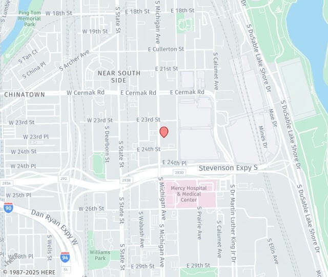 Location Map: 2335 S. Michigan Ave, First Floor Chicago, Illinois 60616