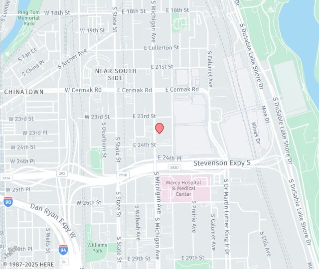 Location Map: 2335 S. Michigan Ave, First Floor Chicago, Illinois 60616